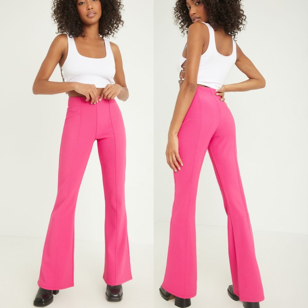 NWT GARAGE Odessa Flare Pant “Rose Violet” Pink Small